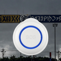 Bouton SOS intelligent compatible HomeKit, contrôle à distance par application, ABS, pour système de sécurité domestique d'urgence pour personnes âgées, portée 10-20m