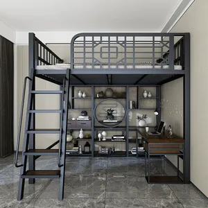 Lit superposé en métal moderne pour chambre à coucher, vente chaude, pour appartement/hôtel/<span class=keywords><strong>auberge</strong></span> - Product Image 3