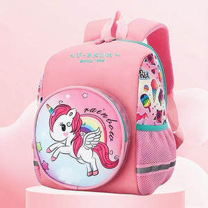 Zaino con Stampa di Animali Dinosauro BEYOND, Borsa Scolastica in Tessuto di Nylon per Bambine 3-6 Anni, Motivo <span class=keywords><strong>Asilo</strong></span> - Product Image 6