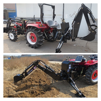 Mini Bagger lader Zum Verkauf Mini Traktor Mit Frontlader Und Backhoe4x4 Kompakt traktor Mit Lader