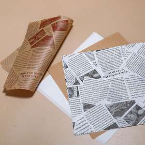 Papel de Embalaje para Sándwiches de Doble Cara Personalizado, Antigrasa y de Grado Alimenticio para Sushi, Pizza, Pan, Pollo Frito y Papas Fritas - Product Image 3