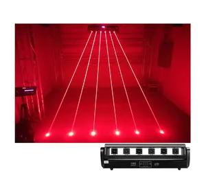 6 Chiếc Đèn Chiếu Laze Xoay 360 Độ, Đèn Laze Sàn Nhảy Dj Dmx Club Đèn Chùm Hiệu Ứng LED