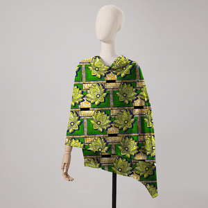 Tissu Wax <span class=keywords><strong>En</strong></span> Coton Pur Lin Africain Traditionnel Tie-Dye Africain Tissu Wax Aux Fleurs Tropicales Fabric Pour Robes Africaines - Product Image 3