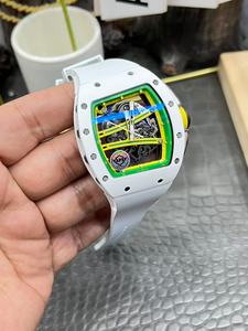 Nouvelle montre tourbillon à succès, de haute qualité, mécanique, luxe, blanc et vert - Product Image 4