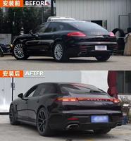 Luces Traseras LED 2023 para Porsche Panamera 970 970.2, Actualización de Luces Traseras para Automóvil con Nuevo Estilo, Lámpara Trasera Roja Ahumada