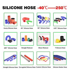 Penjualan Langsung Pabrik Suku Cadang Otomotif Selang Silikon Intake Intercooler Multi-warna Selang Silikon Radiator Universal - Product Image 2