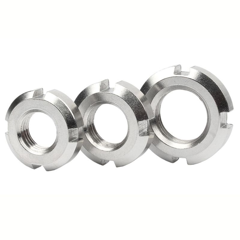 UAM Precision An Slotted Bearing Zinc Plated Locknuts For Rolling Bearings DIN981 Fastener Hardware Lock Nut
