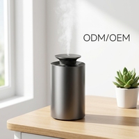 Diffuseur d'huiles essentielles pour voiture, nouveau design, double capteur AI, entièrement en aluminium, anti-reflux, rechargeable, silencieux, CE FCC, pour la maison et la voiture