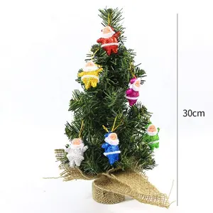 Árbol artificial de decoración, pequeño ornamento de árbol de navidad, regalo de navidad, Año Nuevo, venta al por mayor