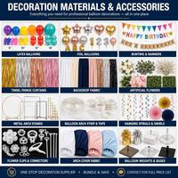Kit complet OEM Or Rose pour Anniversaire 15 Ans : Ballons Chiffres, Nappe, Toile de Fond et Bannière – Fournitures pour Organisateur d'Événements d'Anniversaire de Filles