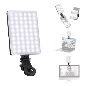 Nouveauté : Lampe LED pour téléphone 3000K-7500K, 60 mAh, à clipser, flash selfie pour vidéo - Product Image 2