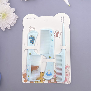 Juego de 3 Peines de Dientes Finos con Diseño de Animales de Dibujos Animados, Regalos Originales para Bebés de 1 a 2 Años - Product Image 5