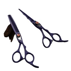 Tijeras de Peluquería Profesionales de 6.0 Pulgadas con <span class=keywords><strong>Esmalte</strong></span> Colorido Personalizado <span class=keywords><strong>para</strong></span> Corte Recto y Desvoluminización, Modelo 03-1 - Product Image 4