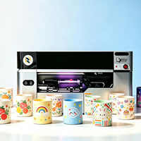 Machine d'impression UV cylindrique de bureau, impression rotative à 360°, mini imprimante cylindrique pour gobelets, bouteilles et canettes, impression personnalisée