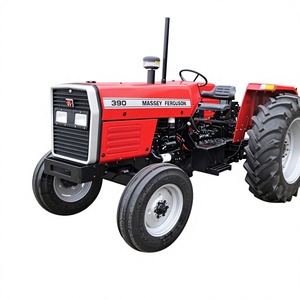 รถแทรกเตอร์ล้อยางสำหรับงานเกษตร 90 แรงม้า สีแดง ระบบขับเคลื่อน 2 ล้อ ยี่ห้อ Massey Ferguson รุ่น 390 มีสินค้าในสต็อก รถแทรกเตอร์ Massey Ferguson ระบบขับเคลื่อน 2 ล้อ สำหรับขาย - Product Image 1