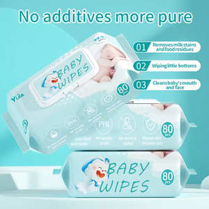 Muestra Gratuita de <span class=keywords><strong>Toallitas</strong></span> Húmedas Biodegradables para Bebés a Base de Aloe Vera, 80 Unidades, Diseño de Perlas, Suaves y Cómodas, <span class=keywords><strong>Toallitas</strong></span> Húmedas Puras para Bebés OEM - Product Image 3