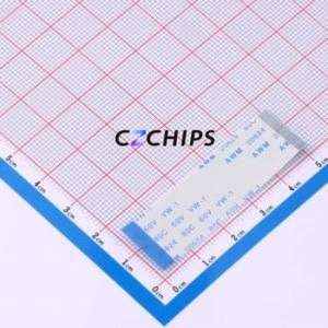 FFC-0.5-28P-50mm-B FFC Cable (Flexible Flat Cable) P=0.5mm Connector 28P 0.5mm 0.3mm Reverse - Product Image 1