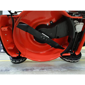 4-stroke Lawnmower Self-Propelled Adjustable Red Gasoline <b>Lawn</b> <b>Mower</b> Powered by - Product Image 3