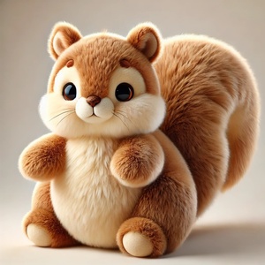 Peluche écureuil personnalisée Peluche douce pour bébé Jouets confortable Peluche écureuil Animal en peluche - Product Image 5