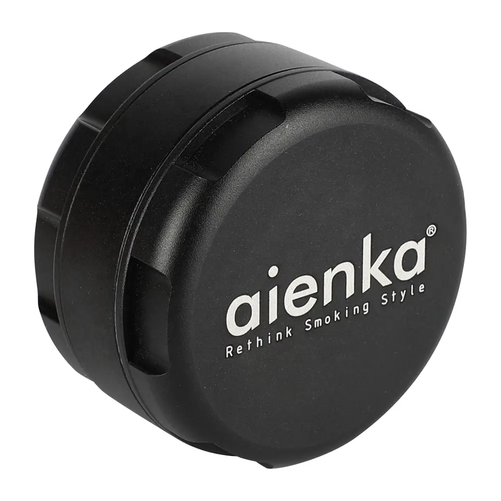 UKETA logotipo personalizado Grinder OEM 63mm 3 layer liga de alumínio Premium metal tabaco especiarias erva moedor com fecho magnético