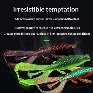 Hameçons flottants en acier inoxydable King Luya pour appâts souples, pour la pêche au Texas, pour la pêche à la perche inversée, au poisson mandarin et aux appâts souples Zerg - Product Image 5