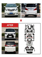 Nouveau kit de conversion Alphard Vellfire séries 20 à 35, design Modellista pour modèles 2008 à 2015, ajustement avancé du châssis et optimisation des performances