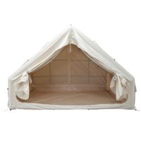 Grande tente de camping gonflable de luxe pour 5 à 8 personnes, tente de glamping à structure pneumatique pour l'extérieur