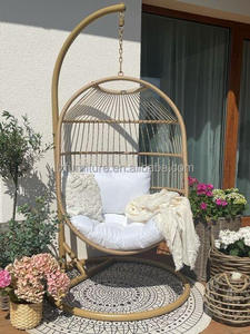 Free Sample Waterproof Cotton Sponge Bedroom Garden Patio Balcony Outdoor <b>Swing</b> Rocking Rattan <b>Chair</b> - Product Image 3