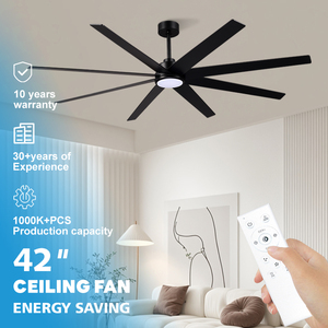 Ventilateur de plafond industriel moderne à grande vitesse pour entrepôt intérieur, grande taille 72 pouces, télécommande, LED SMD, avec lumière, F80311A, silencieux - Product Image 1