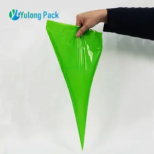 21 Inch Large Size Green Durable LDPE Material Piping Bags Supplier Cake Tool Gift Box Roll Package Plastic Icing Pipingbags