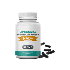 Complément alimentaire quotidien NAD+ CoQ10 Astaxanthine Nicotinamide Pépins de raisin Quercétine NAD Resvératrol Capsules pour adultes - Product Image 1