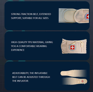 ظهر ، مع وسادة قطنية قابلة للنفخ لتخفيف آلام أسفل الظهر ، قرص فتق ، عرق النسا ، الجنف - Product Image 6