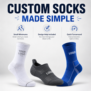 Calcetines Deportivos de Algodón con Logotipo Personalizado para Hombre y Mujer, Transpirables, Anti-olor, Absorbentes de Sudor, Calcetines de Tobillo para Fitness, Running y Ciclismo - Product Image 4
