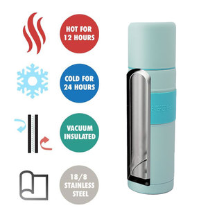 Thermos à Yerba Mate 500ML/700ML avec couvercle filtrant, double paroi, isolation sous vide, spécialement conçu pour l'utilisation avec une gourde à maté - Product Image 4