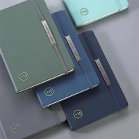 Juego de Cuadernos A4 de Alta Calidad, Diario Personalizado con Logotipo, Agenda de Cuero PU con Tapa Dura, Planificador Económico, Bloc de Notas, Regalo