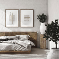 HAOWAI OEM/ODM, impression murale moderne et imprimable, impression d'art abstrait japonais neutre, affiche scandinave minimaliste, décoration murale Wabi Sabi