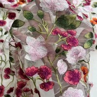 Usine directe bricolage multicolore Jacquard lourd broderie maille tissu mariage non tissé Techniques fil teint motif