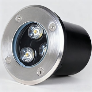 Lumière LED encastrée au sol, lampe extérieure en aluminium moulé sous pression, éclairage de sol <span class=keywords><strong>étanche</strong></span> <span class=keywords><strong>IP65</strong></span> pour allée et patio - Product Image 1