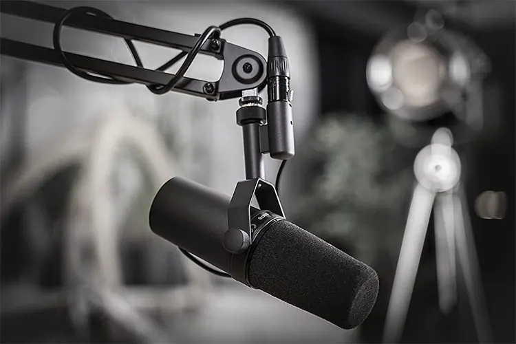 Динамический микрофон для трансляции, подкастов и записи, Студийный микрофон XLR для музыки и голоса