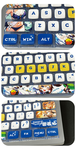Teclas SAX, Juego de Teclas PBT con Sublimación de Tinta, 125 Teclas, Compatible con la Mayoría de los Diseños <span class=keywords><strong>ANSI</strong></span> 61/68/84/87/100/104/108 Teclas, Teclado Mecánico - Product Image 5