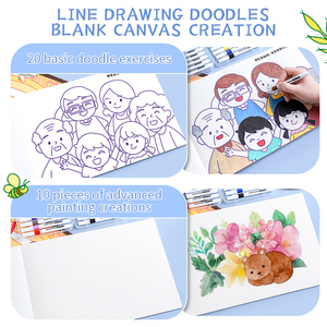 Las fábricas de personalización de libros de tapa dura ofrecen servicios de impresión offset para libros de pegatinas de dibujo para niños con grapas. - Product Image 2