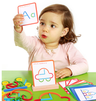 Jouets éducatifs très demandés : Bâtonnets et anneaux de comptage créatifs, jouets mathématiques en bois pour enfants, jeu de puzzle Montessori pour enfants