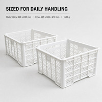 Paniers de transport logistique des usines chinoises Zhenlong - Durables et robustes - Paniers en plastique PET