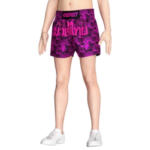 Shorts de Muay Thai pour jeunes, en polyester à séchage rapide, pour la boxe thaï et les arts martiaux, avec compression et design. - Product Image 5