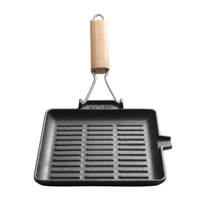 Multipurpose Steak <strong>Frying</strong> <strong>Pan</strong> Folding Handles Cast Iron <strong>Grill</strong> Deep Square Griddle <strong>Pan</strong> Non Stick Ultralight Cooking <strong>Pans</strong> - Product Image 1