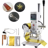 Nouveau modèle de bricolage manuel Machine d'estampage à chaud lettres en relief Logo Design pour casquette utiliser Machine de presse à chaud pour étiquette de portefeuille