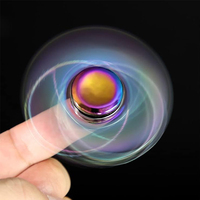 Fidget Spinners Métalliques Arc-en-ciel – Gadget Cool Anti-Stress et Anti-Anxiété pour la Concentration – Nouveauté, Cadeau de Fête pour Enfants et Adultes – Fabriqué en Chine