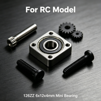 Roulement à billes à gorge profonde micro MR126ZZ 6*12*4mm GCr15 P6 ZV1 à double étanchéité pour l'automatisation industrielle légère