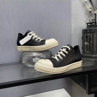 Chaussures de marque Owen Designer pour hommes, décontractées, à lacets, basses, à semelle épaisse, en daim, antidérapantes, pour toutes les saisons