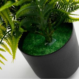 <span class=keywords><strong>Bonsai</strong></span> hoja persa Micro paisaje decoración helecho en maceta Artificial para sala de estar decoración de escritorio planta verde para el hogar - Product Image 4